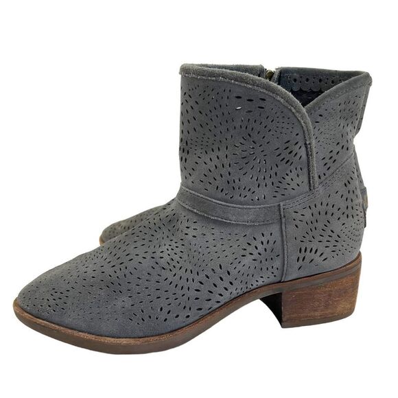 UGG Darling Seaweed Perforated Suede Boot - Picture 1 of 13